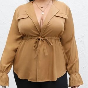 Beige Blouse